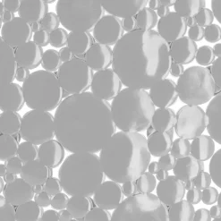 TENDANCE - Fond de douche pvc 50x50cm bulles - gris perle
