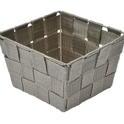 TENDANCE - Panier polyester - taupe