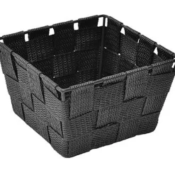 TENDANCE - Panier polyester - noir