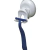 TENDANCE - Porte rasoir pp sur ventouse - blanc