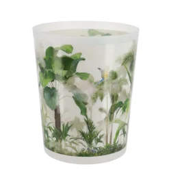 TENDANCE - Poubelle pp imprimee 5l - oasis