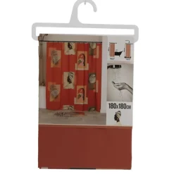 TENDANCE - Rideau de douche peva 180x180 cm - medina