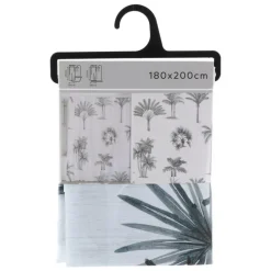 TENDANCE - Rideau de douche polyester 180x200 cm - arizona dream