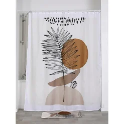 TENDANCE - Rideau de douche polyester 180x200 cm - reconnect