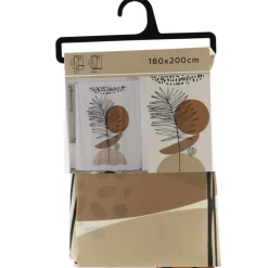 TENDANCE - Rideau de douche polyester 180x200 cm - reconnect