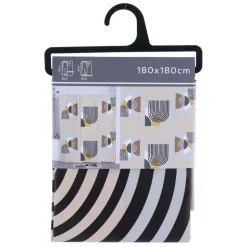 TENDANCE - Rideau de douche peva 180x180 cm - trendy