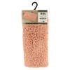 TENDANCE - Tapis microfibre petite chenille 50x80 cm - rose poudre