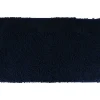 TENDANCE - Tapis microfibre petite chenille 50x80 cm - bleu marine