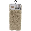 TENDANCE - Tapis microfibre petite chenille 50x80 cm - beige