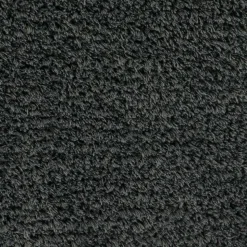 TENDANCE - Tapis microfibre doux dessous latex 50x70cm - gris fonce