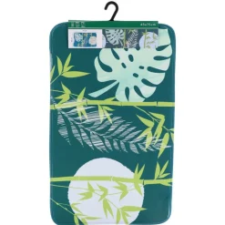 TENDANCE - Tapis microfibre imprime 45x75 cm - sagano