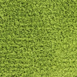 TENDANCE - Tapis microfibre doux dessous latex 50x70cm - vert anis