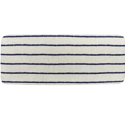 TENDANCE - Tapis microfibre imprime raye 45x120 cm - manureva