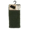 TENDANCE - Tapis microfibre boules 50x80 cm - vert sapin