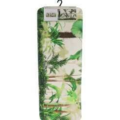 TENDANCE - Tapis microfibre imprime 45x120 cm - oasis