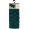 TENDANCE - Tapis microfibre boules 50x80 cm - bleu paon