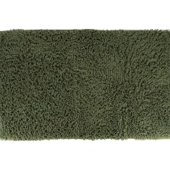 TENDANCE - Tapis microfibre petite chenille 50x80 cm - kaki