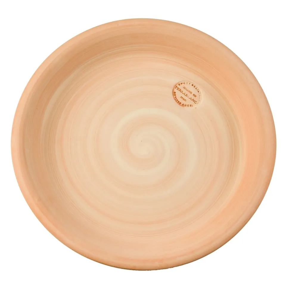 TERRABLANCA - Soucoupe en terre cuite claire Ø 32 cm