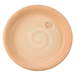 TERRABLANCA - Soucoupe en terre cuite claire Ø 22 cm