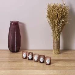 THE HOME DECO FACTORY - Coffret 5 bougies parfumées nude