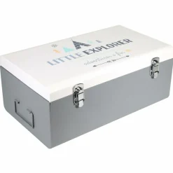 THE HOME DECO KIDS - Malles de rangement pour enfant little explorer (lot de 2)