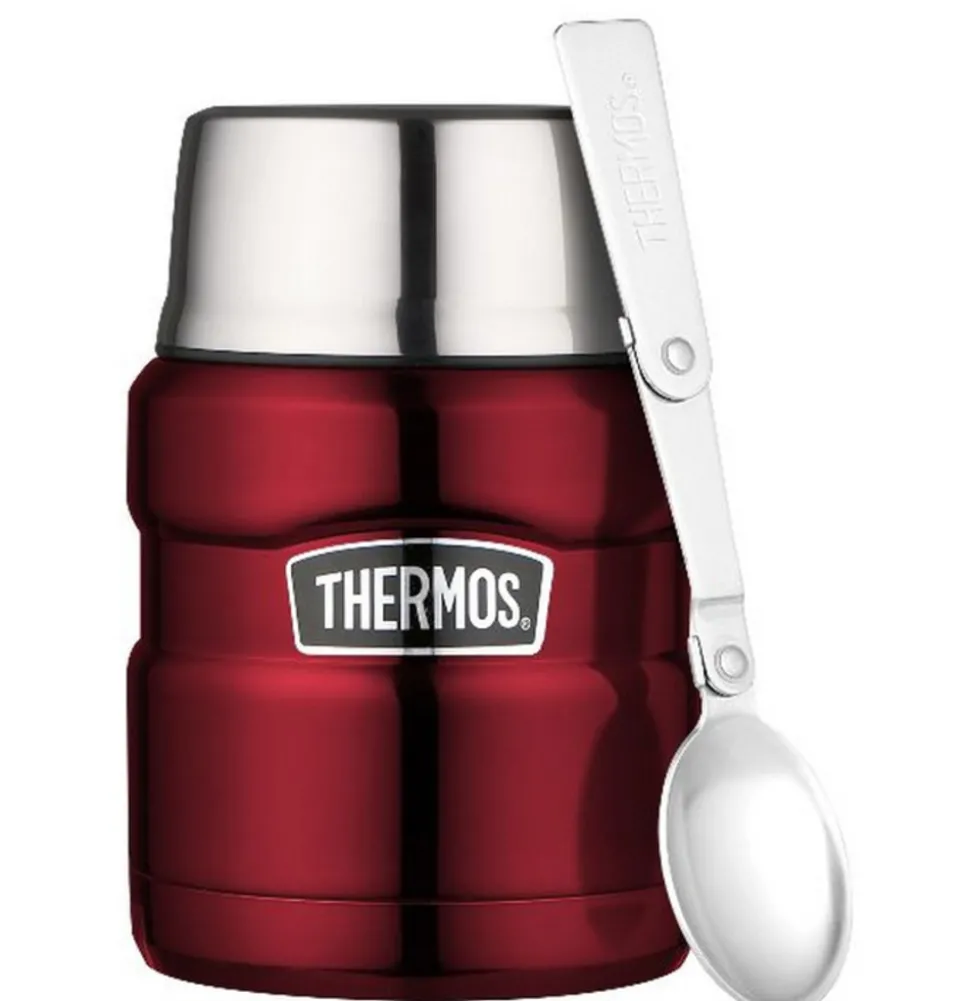 Thermos boite alimentaire isotherme 0.45l rouge - 184807