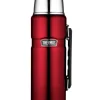 Thermos bouteille isotherme 1.2l rouge - 184803