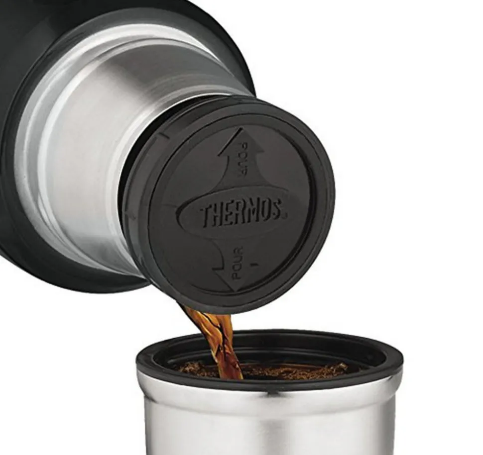 Thermos bouteille isotherme 1.2l rouge - 184803