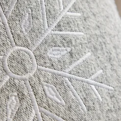 TODAY - Today - coussin carré flocon de neige en coton brossé