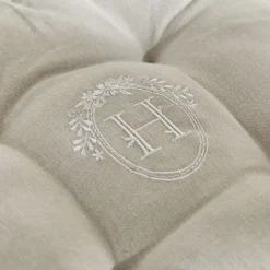 TODAY - Today - galette de chaise esprit home avec dentelle