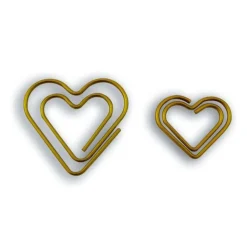 TOGA - 9 trombones cœurs - dorés