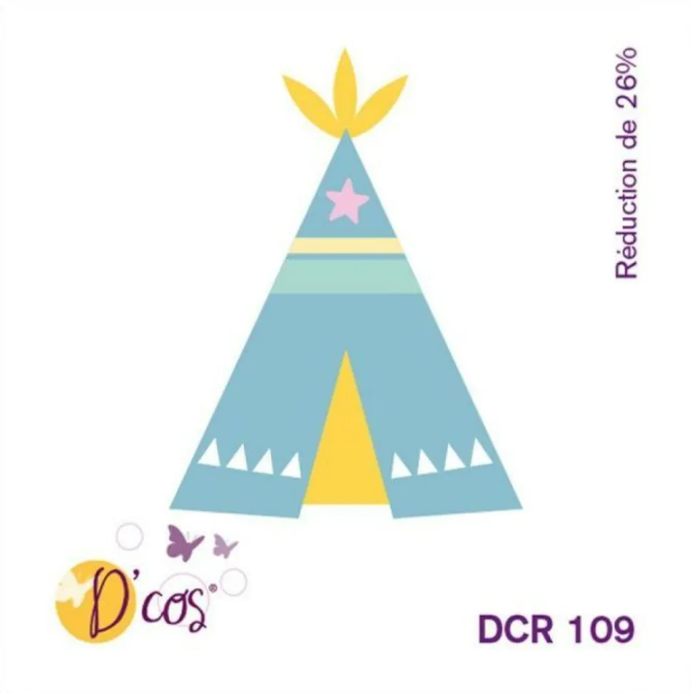 TOGA - Mini matrice de découpe tipi 5 x 5 cm