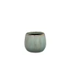 TS COLLECTION - Cache-pot Odile bleu - D.10xH.8cm