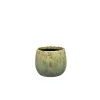 TS COLLECTION - Cache-pot Odile vert - D.10xH.8cm