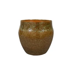 TS COLLECTION - Cache-pot 'Suzy Savannah', en céramique - D.29xH.27cm