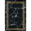 UNAMOURDETAPIS - Tapis de chambre 160x230 lyn11 elega noir, facile d'entretien