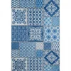 UNAMOURDETAPIS - Tapis de salon 200x290 lyn11 6men bleu, facile d'entretien