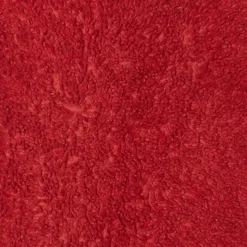UNAMOURDETAPIS - Tapis de salle de bain fait main spaghetti rouge 50x80 en coton