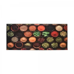 UNAMOURDETAPIS - Tapis de couloir 80x240 jaune et vert , facile d'entretien lyn11 imo