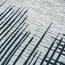 UNAMOURDETAPIS - Tapis de chambre 160x230 lyn11 flona noir, facile d'entretien