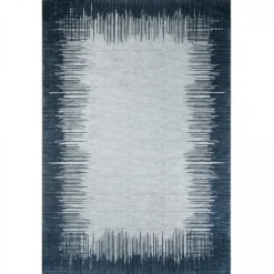 UNAMOURDETAPIS - Tapis de cuisine 80x120 lyn11 flona noir, facile d'entretien