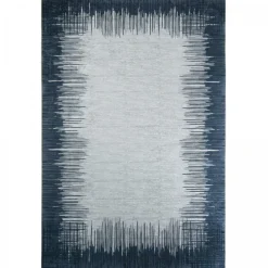 UNAMOURDETAPIS - Tapis de cuisine 80x120 lyn11 flona noir, facile d'entretien