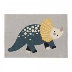UNAMOURDETAPIS - Tapis enfant 120x170 rectangle tissé gris et jaune flarine 6