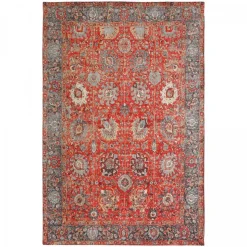 UNAMOURDETAPIS - Tapis orient 200x280 nomeda rouge , tapis en coton