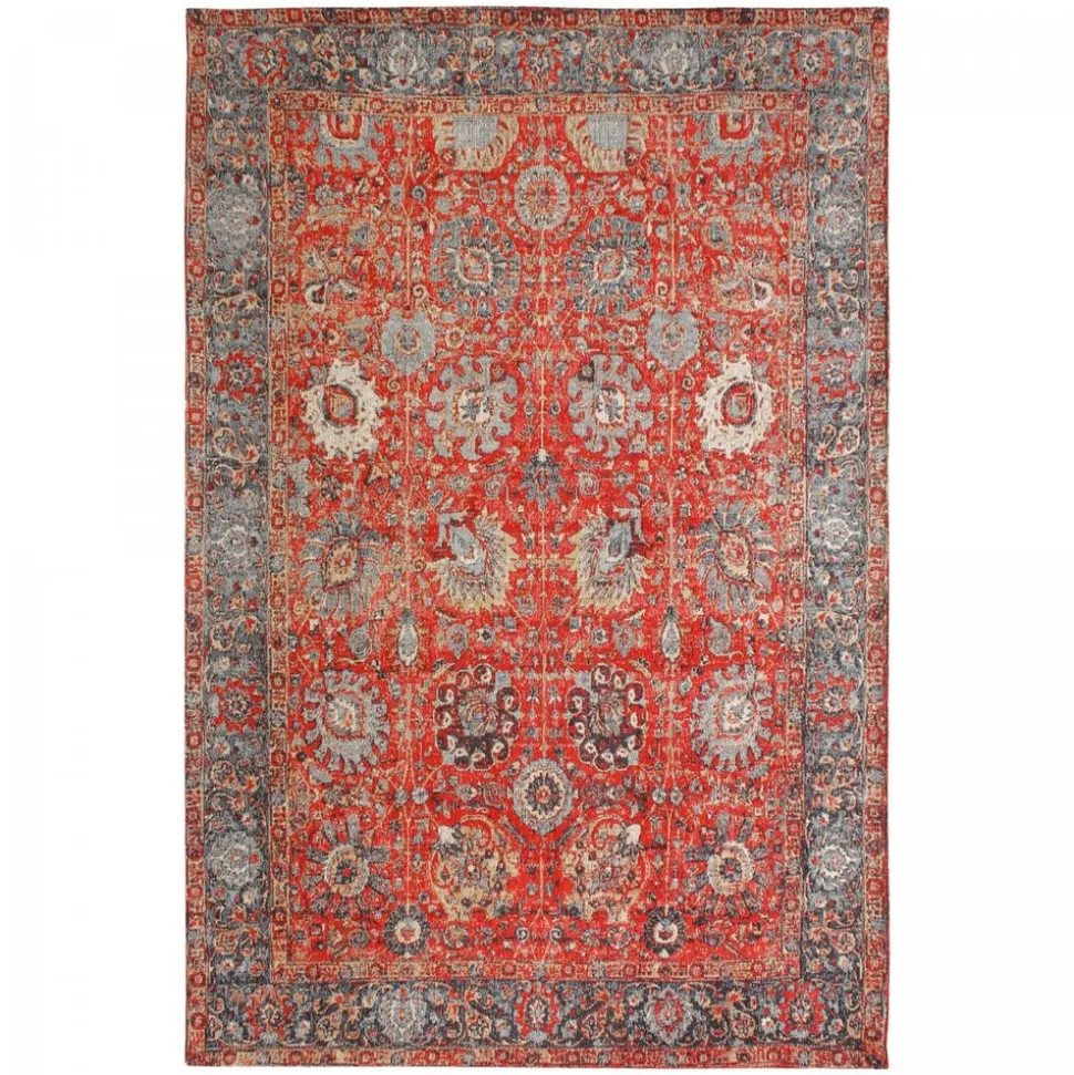 UNAMOURDETAPIS - Tapis orient 200x280 nomeda rouge , tapis en coton