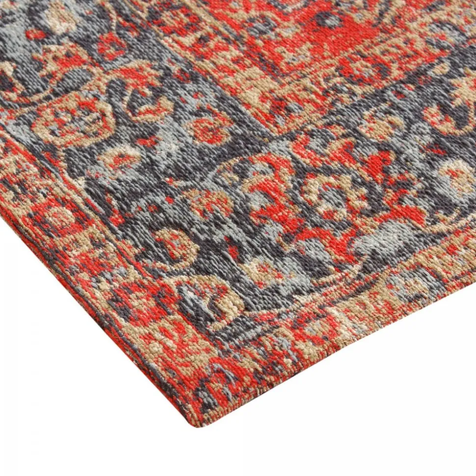 UNAMOURDETAPIS - Tapis orient 200x280 nomeda rouge , tapis en coton