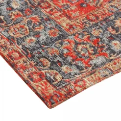 UNAMOURDETAPIS - Tapis orient 120x170 nomeda rouge , tapis en coton