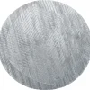 UNAMOURDETAPIS - Tapis rond d'entrée ø160cm lyn9 d gris, tapis rond ton sur ton moderne