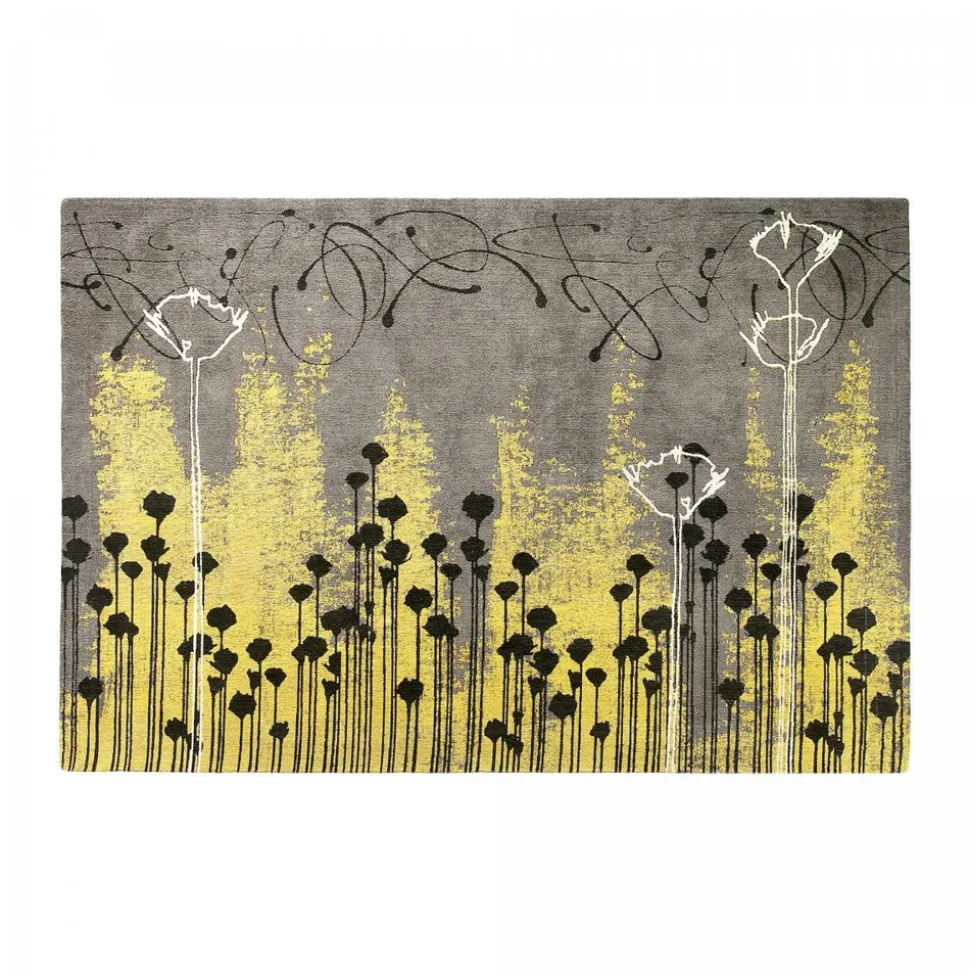 UNAMOURDETAPIS - Tapis salon 200x280 joln gris , tapis en coton