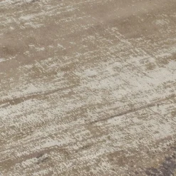 UNAMOURDETAPIS - Tapis salon 120x170 niyat argent , tapis en coton